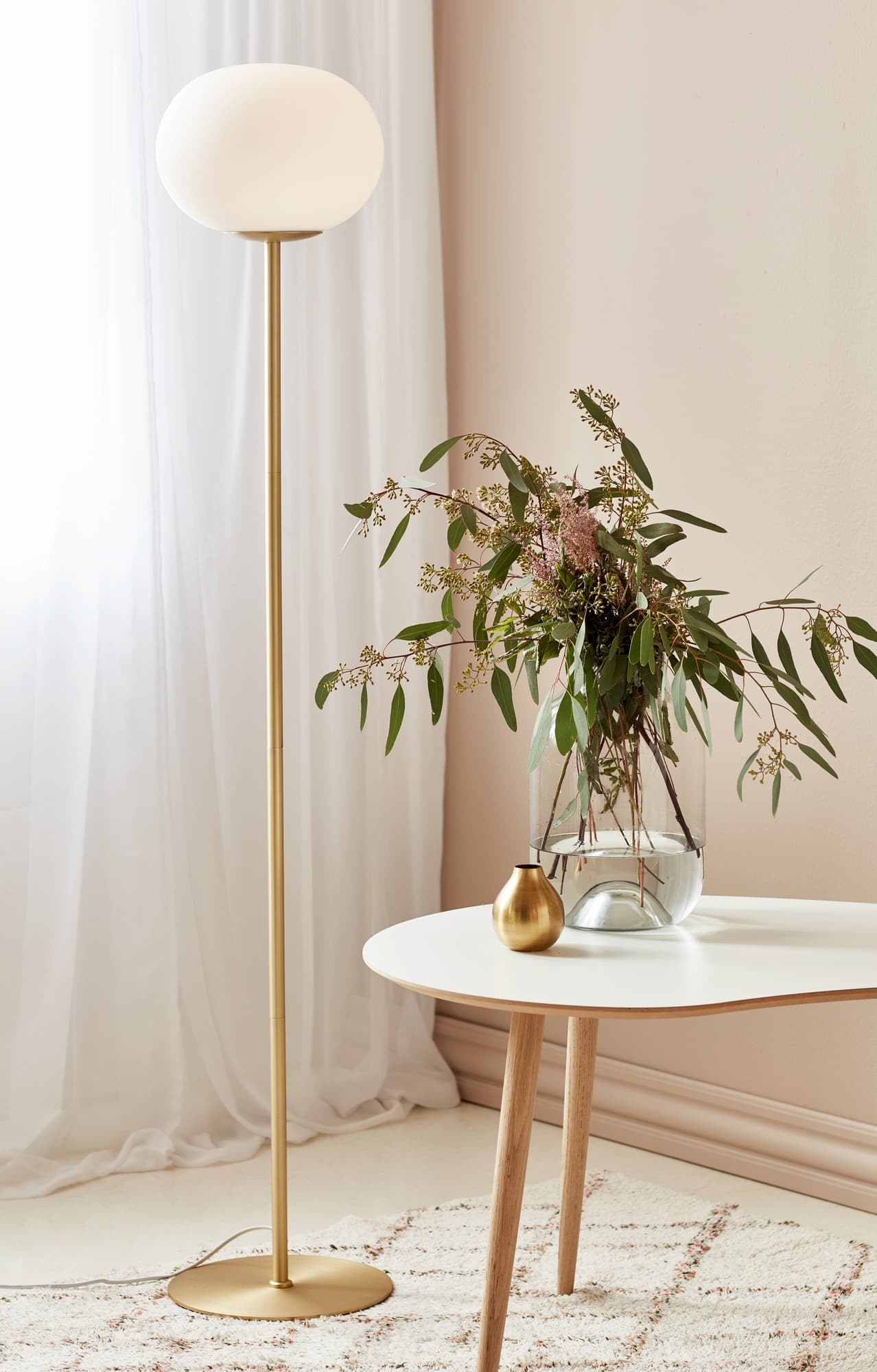 Alton 27,5 | Floor lamp | Brass