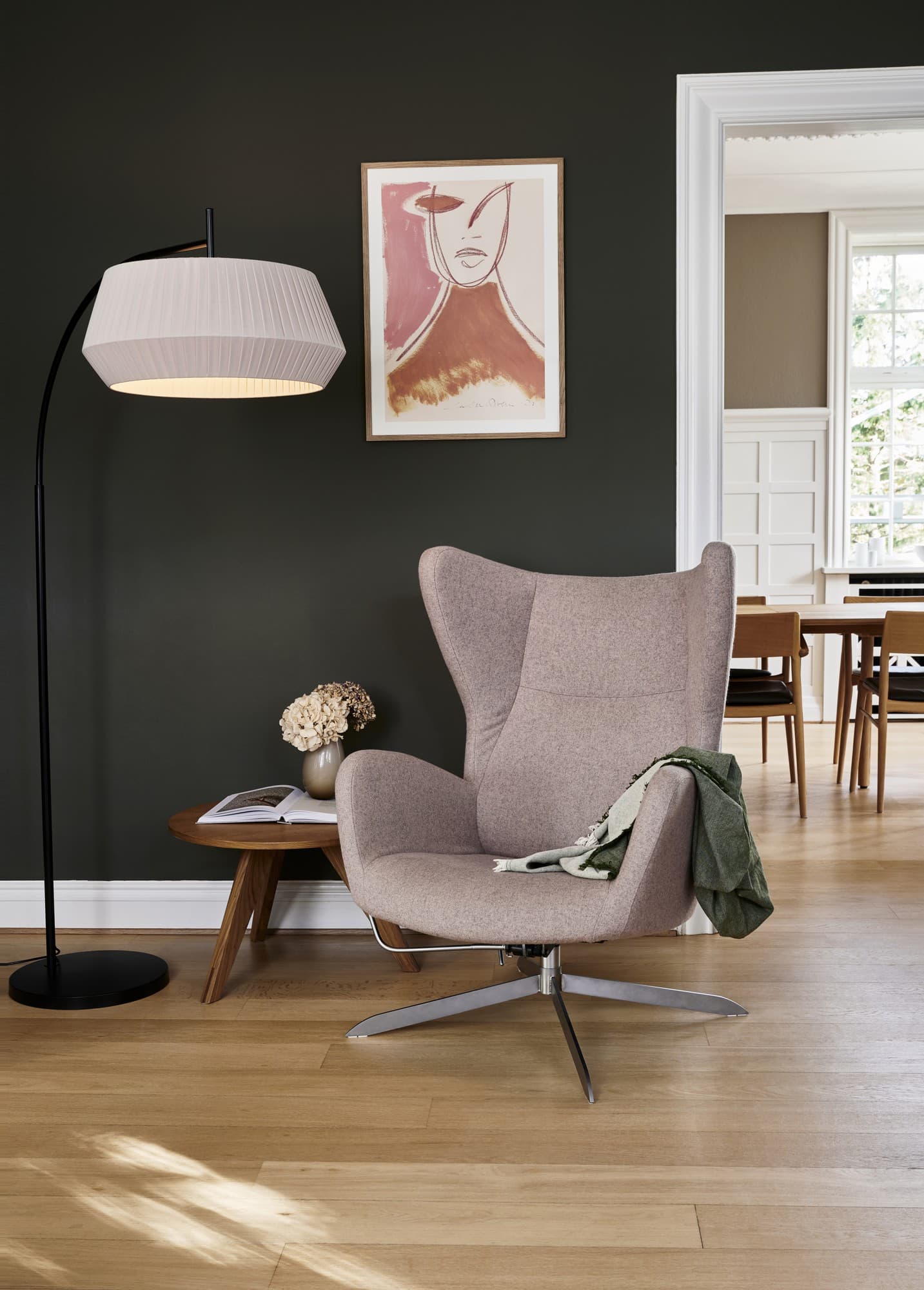 Dicte | Floor lamp | Beige