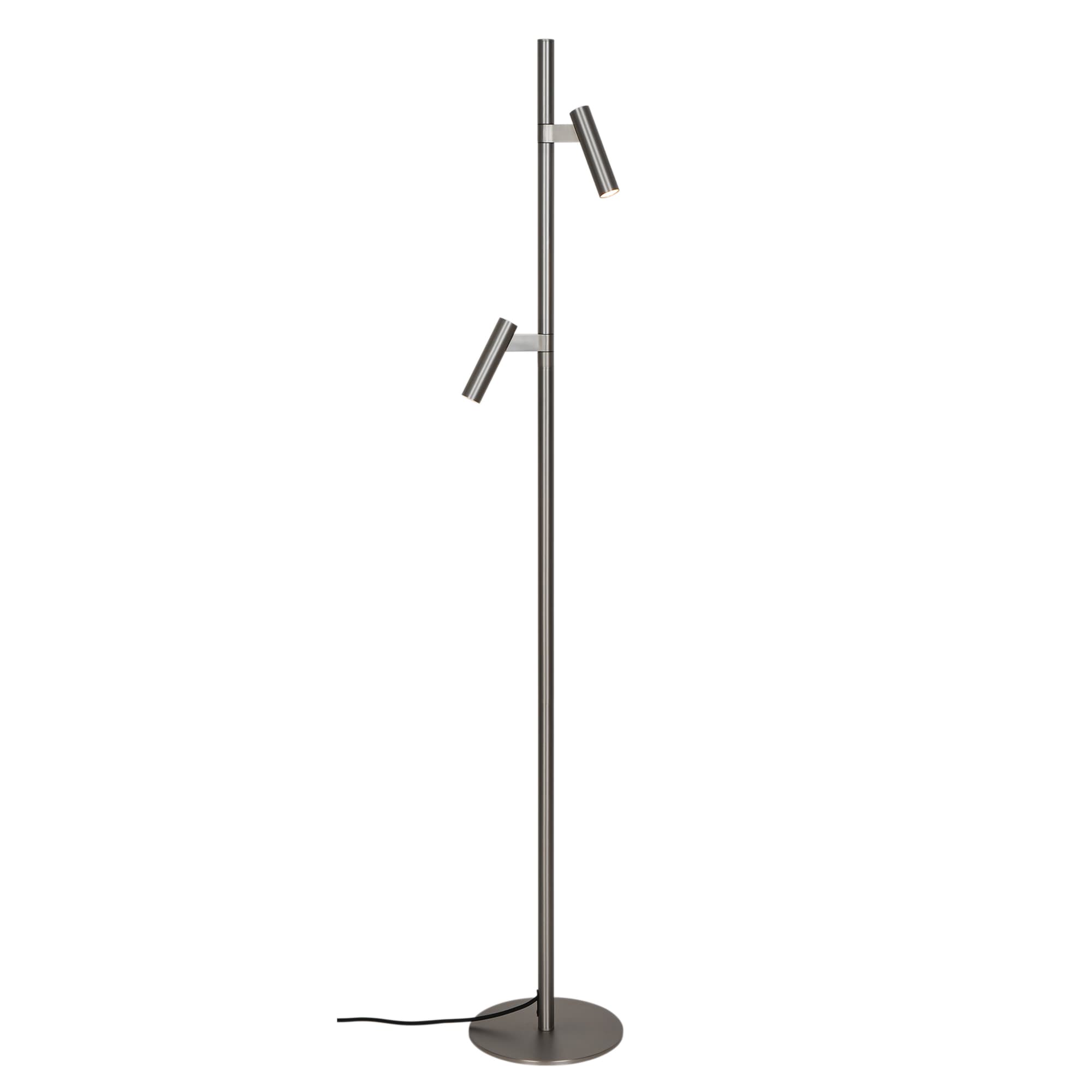 Makoto | Floor lamp | Satin chrome atmosphere 1