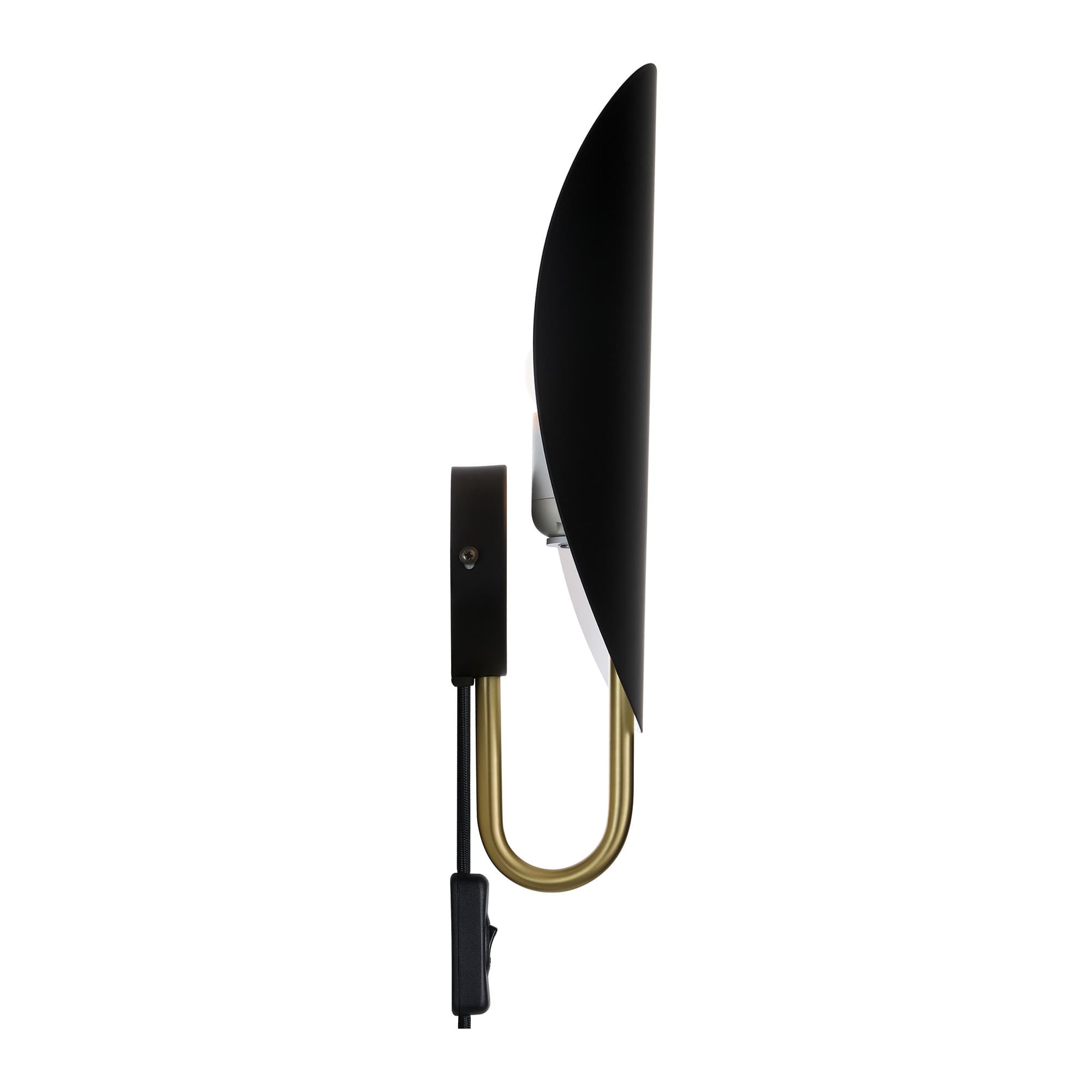 Spargo | Wall light | Black/Brass atmosphere 1